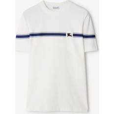 Burberry 3XL T-shirts Burberry Striped Equestrian Knight Logo T-Shirt - Black