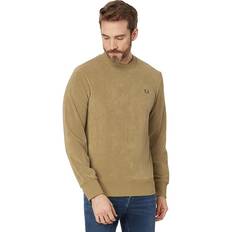 Fred Perry Sweaters Fred Perry Towelling Neck Sweatshirt Warm Stone Men's Sweatshirt Beige