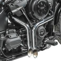 Exhaust Systems Craftride Auspuff kompatibel mit Harley Davidson Sportster Seventy-Two 13-16 Drag Pipe chrom schwarz-schwarz