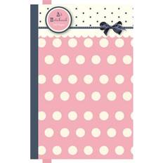 Pink Notepads The Home Fusion Company A5 Spots & Stripes Hardback