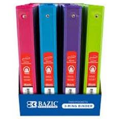Bazic Products Bazic Products 3136 1 Neon Color 3-Ring View Binder 2-Pockets Case