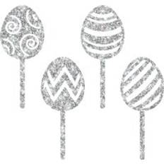 Glitter Easter Egg Toppers Cake Decoration
