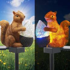 Garden & Outdoor Environment HKHBJS Solar Garden Lights Outdoor Decor, Solar Squirrel Stake