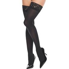 Kotek Black Hold Up Lace Border S/M