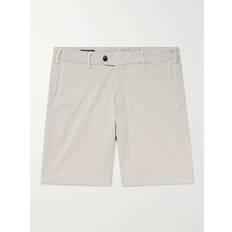 Peter Millar Concorde Garment-Dyed Stretch-Cotton Twill Shorts Men Gray UK/US