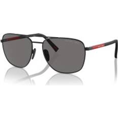 Prada Men - Polarized Sunglasses Prada Linea Rossa Men's Polarized Sunglasses - Matte Black