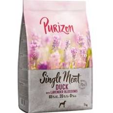 Purizon Single Meat Adult Pato Com Maçè E Flores De Lavanda 1 kg