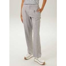 Aniston Smart Pleated Trousers Grey