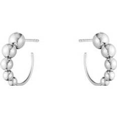 Georg Jensen Pendientes Georg Jensen Moonlight Grapes Sterling Silver Hoop Earrings Silver