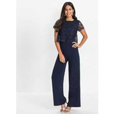 Transparent Jumpsuits & Overalls Bonprix Lace Bodice Jumpsuit Transparent