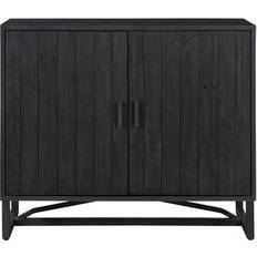 Black Storage Cabinets Moes Home Collection Sierra 2 Door Black Storage Cabinet