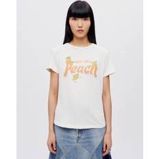 Re/Done Classic "Peach" Tee Vintage White Graphic Tees