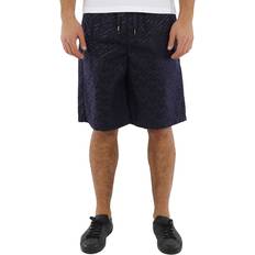 Versace Men Shorts Versace Mens Navy La Greca Bermuda Shorts, Brand US 30