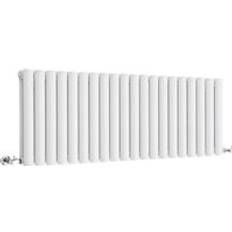 Milano Aruba Modern White Horizontal Double Oval Panel