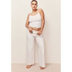 H&M Ladies White Microfibre strappy top