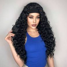 Shein Headband Wigs For Women Synthetic, Curly Headband Wig 26