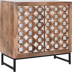 Silver Skåp Home ESPRIT Skänk Brun Sideboard 80x80cm