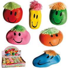 Out of the blue 3-Pack Stress Ball Squeeze Emoticon Smiley Funny Face Fidget Toy