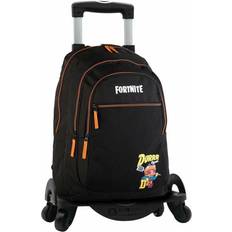 Fortnite Väskor Fortnite Skolväska med hjul Durrr Svart 44 x 30 x 20 cm