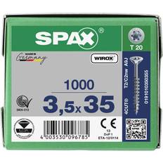 Silber Schrauben Spax Universalschraube Senkkopf T-STAR plus Teilgewinde 4CUT WIROX