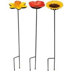Garden Ornament Garden Ornaments Selections Floral Bird Feeders Daffodil Sunflower