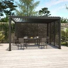 Sweeek 100cm Aluminium Side Wall For Triomphe Louvered Pergola