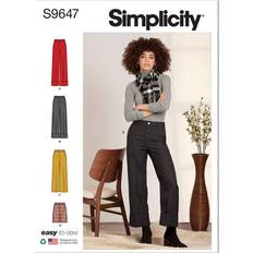 Needlework Patterns Simplicity Misses' Trousers and Shorts Sewing Pattern, S9647