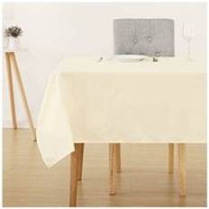 Tablecloths on sale Deconovo Lotus Effect Oxford Tablecloth Beige