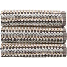 Christy Carnaby Stripe Neutral 50 x 100 cm Badehåndklæde Beige