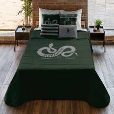 Mantas Harry Potter Edredón Slytherin 190 x 4 x 270 cm - Cama de 90 Manta