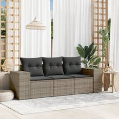 vidaXL Soffgrupp trädgården Loungeset, 1 Bord inkl. 2 Stolar