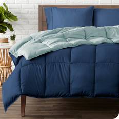 Bare Home Twin/Twin Extra Long Bedspread Blue