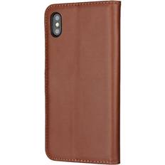 Eiderwood iPhone XS Max Læder Cover m. Pung & Ståfunktion Brun