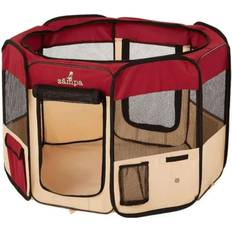 Zampa Pet Folding Soft-sided Dog & Cat Playpen Medium