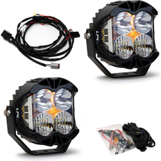 Vehicle Lights Baja Designs LP4 Pro Bumper Kit with Upfitter Wiring Driving/Combo Clear