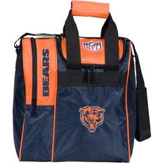 Sports Fan Apparel Strikeforce Bowling NFL Chicago Bears Single Bowling Ball Tote Bag with Shoe Compartment