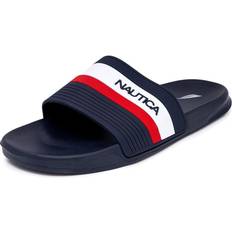 Nautica Men's Athletic Slide Comfort Sandal-Shower Slippers-Fitz-Americana-Size-12