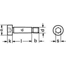 Byggematerialer Lemvigh-Müller M 6X8X40 pasbolt 12.9 tolerance f9 stk.