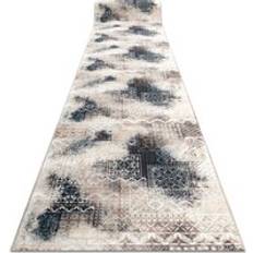 RUGSX Anti-Slip Patchwork Runner Beige