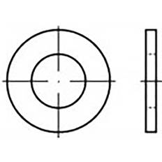 Lave-linge Toolcraft Rondelle 8.4 mm 16 mm Acier 100 pc (S)