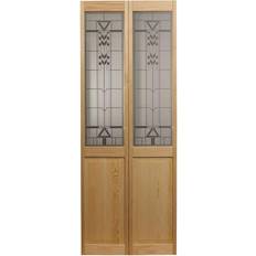 Doors Deco Glass Over Raised Panel 1/2-Lite Bi-fold (x)