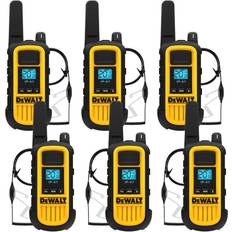 Walkie Talkies Dewalt DXFRS300 Heavy-Duty Walkie Talkie and Headset Bundle 6-Pack