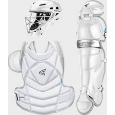 Catchers Gear Easton JEN SCHRO THE FUNDAMENTAL SOFTBALL CATCHERS BOX SET WHITE MEDIUM M