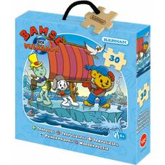Kärnan Træ puslespil: Bamse och Vulkanön 30 brikker