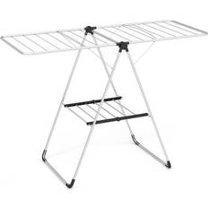 Clothing Care Costway 2-Tier Laundry Drying Rack Folding Cloth Rack with Aluminum Frame