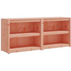 vidaXL Outdoor Kitchen Cabinets 2 Wood Douglas Brown