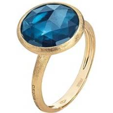 Topaz Rings Marco Bicego Jaipur 18ct Yellow Gold Blue Topaz Ring