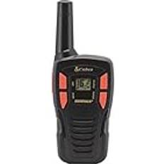 Cobra AM255 Lightweight Walkie Talkie with up to 5Km Range, 8 Channels, Power Saving Function and Includes Rechargeable Batteries 2 Pack Black