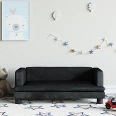 Homie Kindersofa Schwarz 80 x 45 x 30 cm