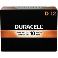 Batteries & Chargers Duracell Coppertop D Alkaline Batteries, 12/Pack MN1300 Quill